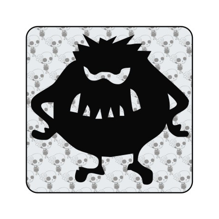 Pegatina MONSTRUO. Pegatinas freaks, pegatinas frikis.