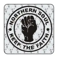 Autocollant northen soul - keep the faith 2