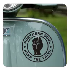 Sticker northen soul - keep the faith