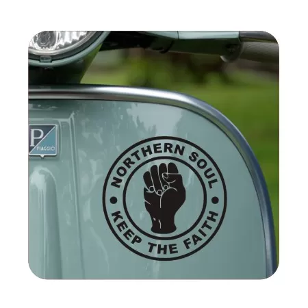 Sticker northen soul - keep the faith