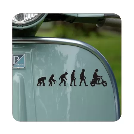 EVOLUTION VESPA Aufkleber