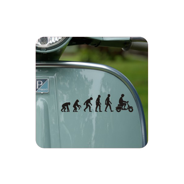 EVOLUTION VESPA Aufkleber