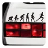 Pegatina EVOLUCION RUNNING. Pegatinas surferas.