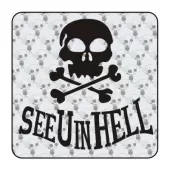SEE YOU IN HELL Aufkleber 2