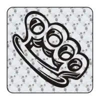 Pegatina de vinilo PUNO AMERICANO 2