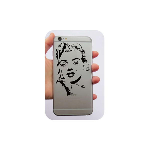 Autocollant marylin pin up