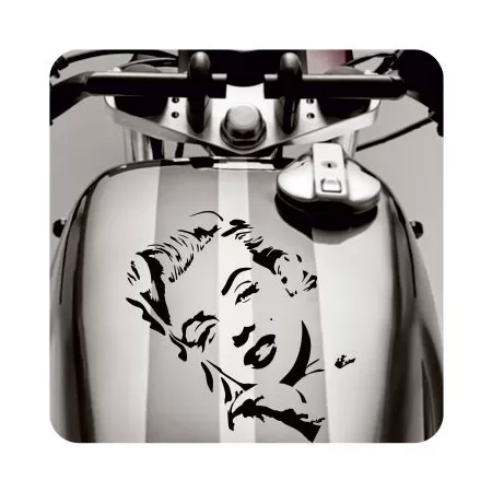 Autocollant marylin pin up