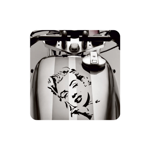 Autocollant marylin pin up
