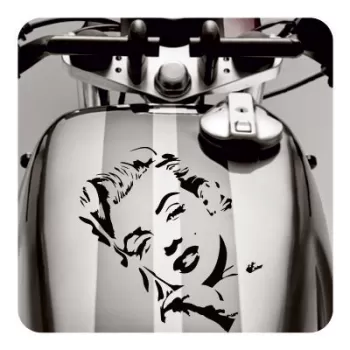 Autocollant marylin pin up