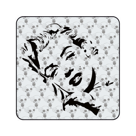 Pegatina MARYLIN PIN UP. Pegatinas freaks, pegatinas frikis.