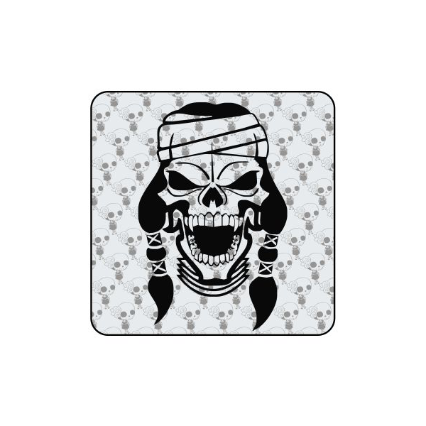 Autocollant calavera indio