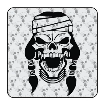 Sticker calavera indio