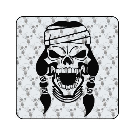 Pegatina de vinilo CALAVERA INDIO