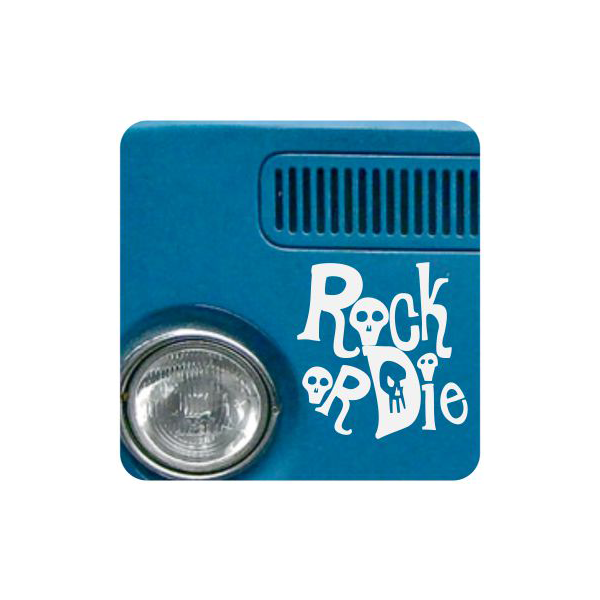 Autocollant rock or die