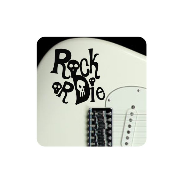 Autocollant rock or die