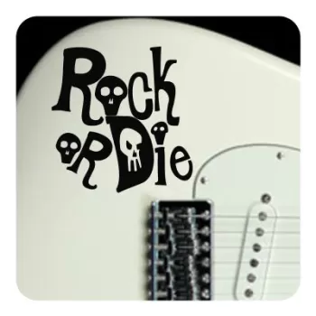 Sticker rock or die