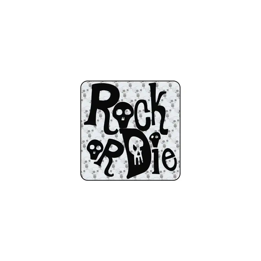 Sticker rock or die