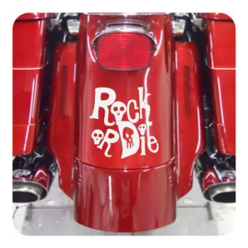 Sticker rock or die