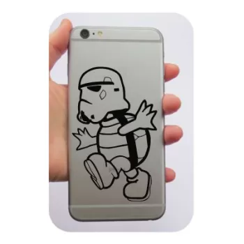 Autocollant mario storm trooper