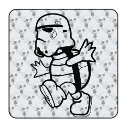 Pegatina MARIO STORM TROOPER. Pegatinas freaks, pegatinas frikis. 2