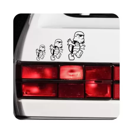 Sticker mario storm trooper