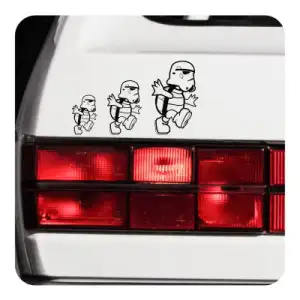 Autocollant mario storm trooper