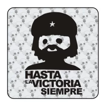 Pegatina HASTA LA VICTORIA SIEMPRE. Pegatinas freaks, pegatinas frikis.