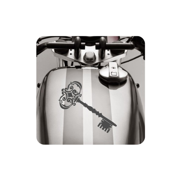 Pegatina de vinilo LLAVE OLD SCHOOL TATTOO