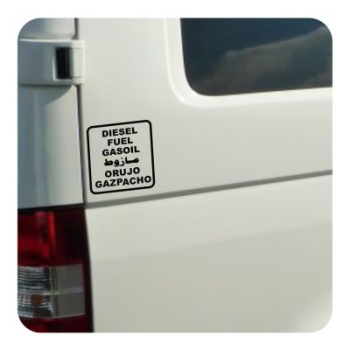 Sticker diesel orujo gazpacho