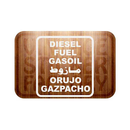 DIESEL ORUJO GAZPACHO Aufkleber