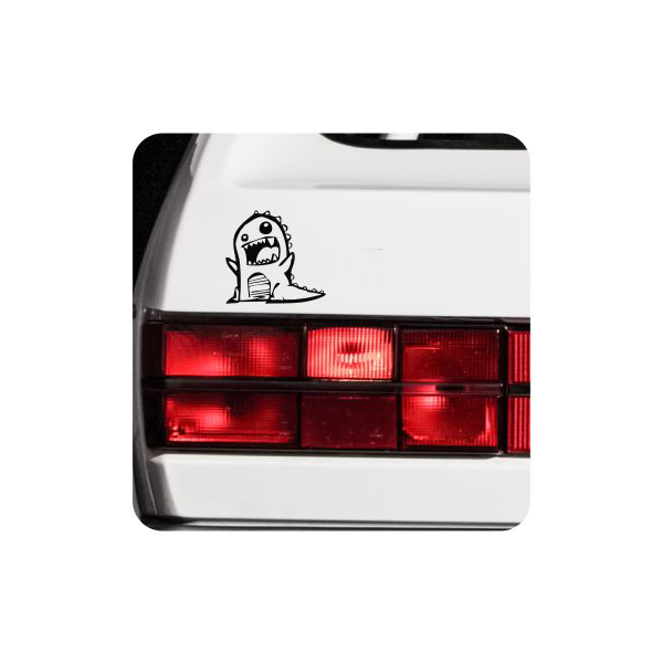 Sticker dinosaurio feroz