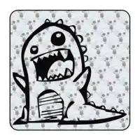 Sticker dinosaurio feroz 2