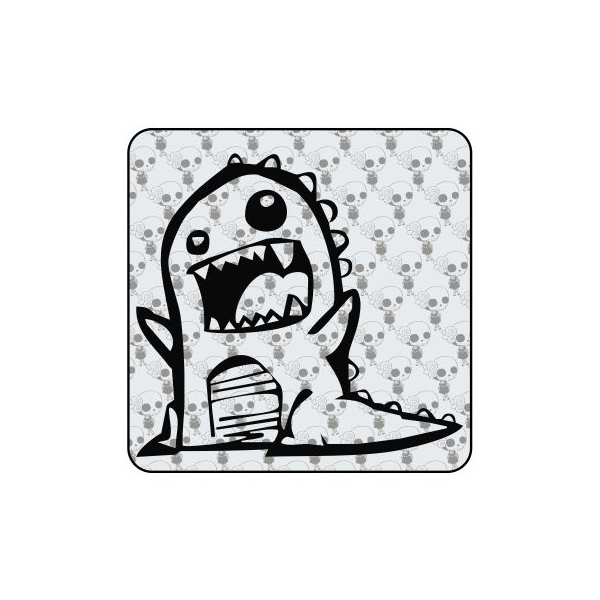 Sticker dinosaurio feroz
