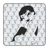 Sticker pin up 2