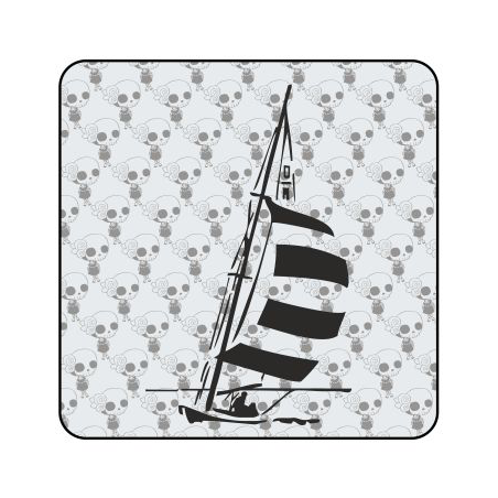 Pegatina VELA. Pegatinas surferas.