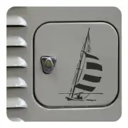 Pegatina VELA. Pegatinas surferas.