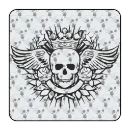 Sticker calavera old school 2