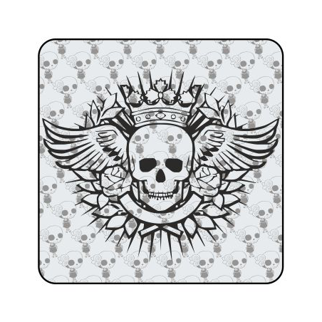 Autocollant calavera old school