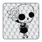 Sticker calavera mexicana 2