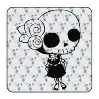 Sticker calavera mexicana 2