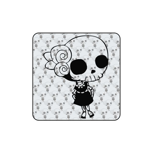 Pegatina de vinilo CALAVERA MEXICANA