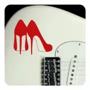 Pegatina de vinilo TACONES