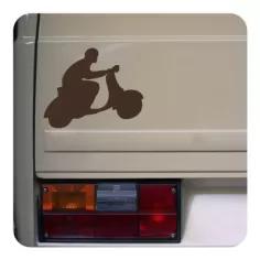 Sticker vespa racing