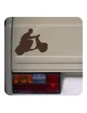 Autocollant vespa racing