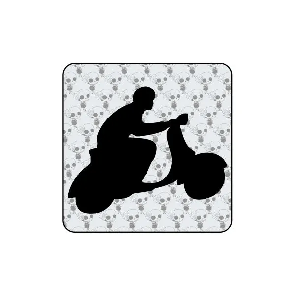 Pegatina VESPA RACING.