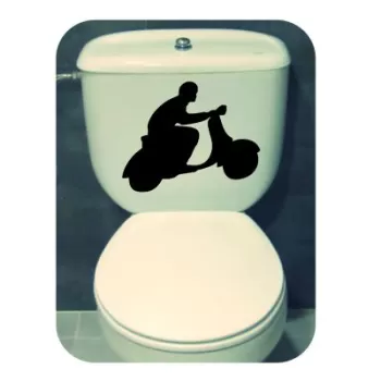 Autocollant vespa racing