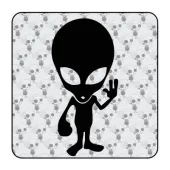 Sticker marcianito 2