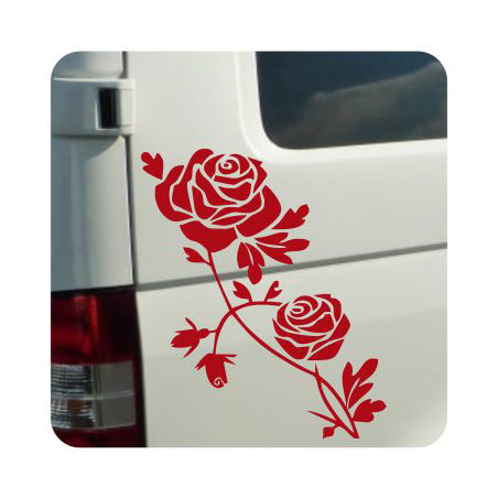 Autocollant rosa