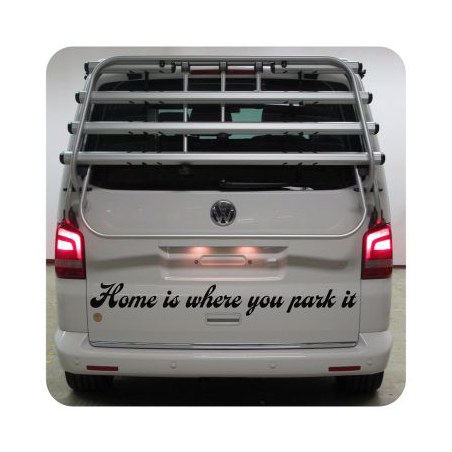 Autocollant home is where you park it