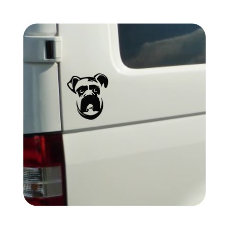Pegatina BOXER. Pegatinas de animales y mascotas.